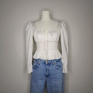 Elegant White Women's Top